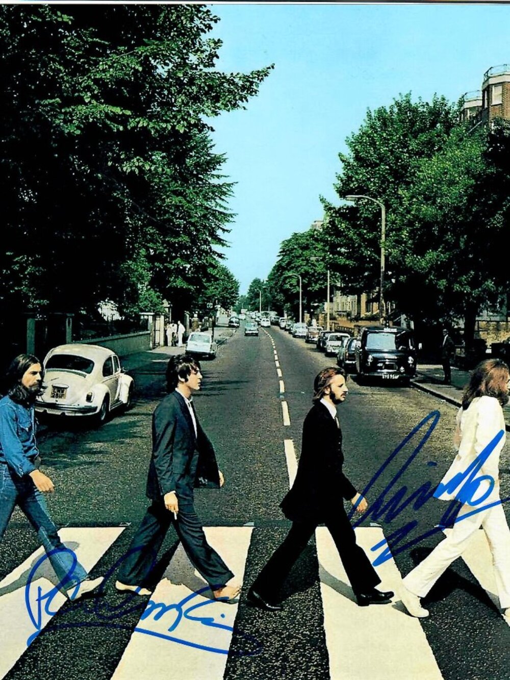 Paul McCartney Ringo Starr The Beatles English Rock Band Signed 8X10 Photo